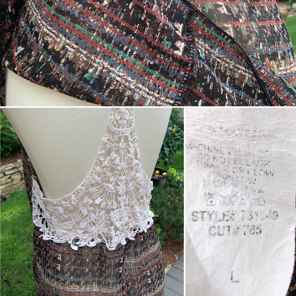 🎁Openwork Back Lace Detailing, Racerback Tank Top - Picture 5 of 8